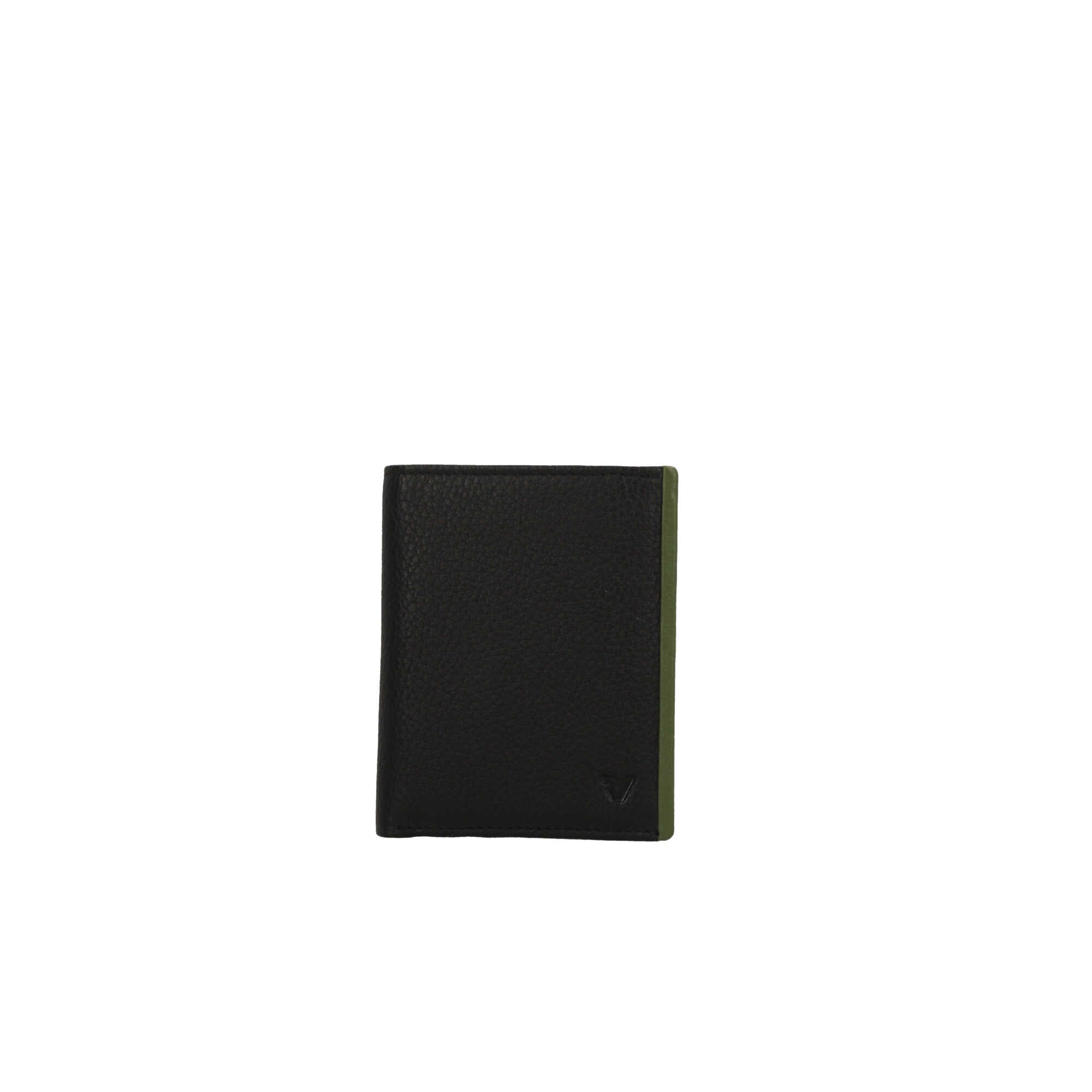 Porta carte di credito Iron Roncato Nero/Verde TU | Giò Fashion