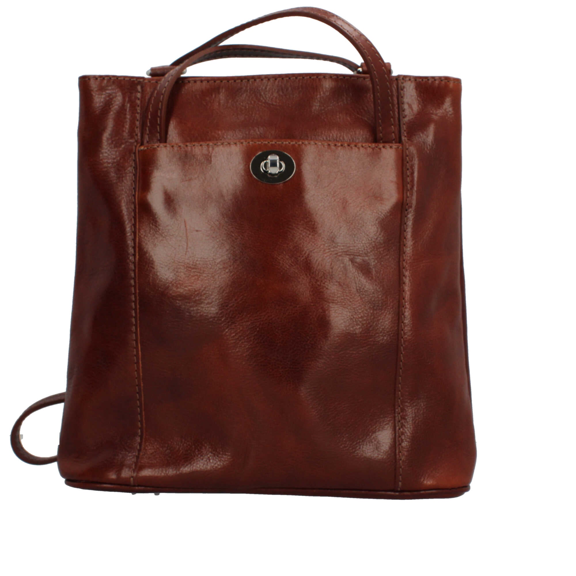 Borsa shopper in vera pelle artigianale Made in Italy