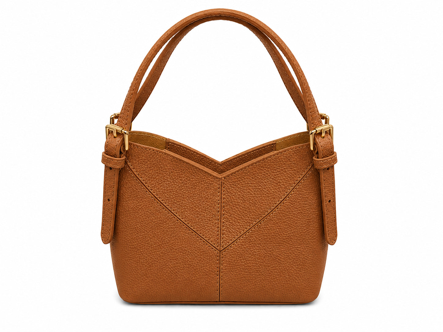 Borsa a Mano Vera Pelle Donna dal Design Geometrico