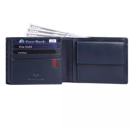 Roncato portafoglio uomo in pelle con scomparti per carte e banconote