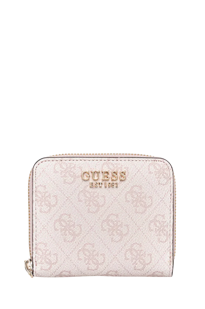 Guess portafoglio con logo in rilievo e cinturino da polso