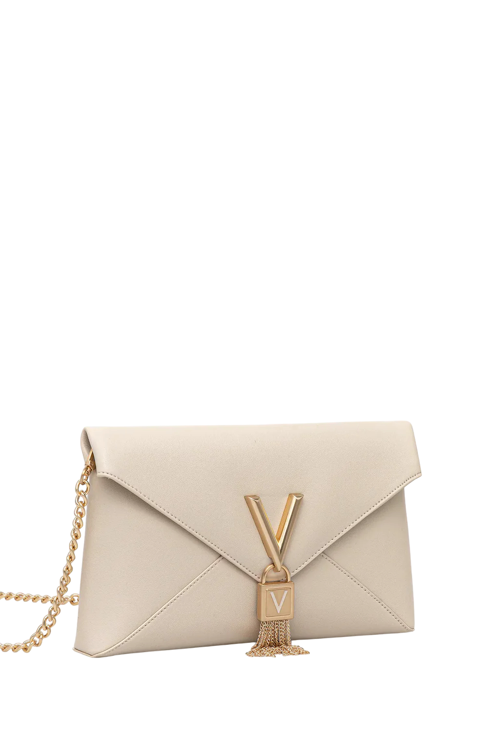 Valentino clutch donna elegante con dettaglio V e patta