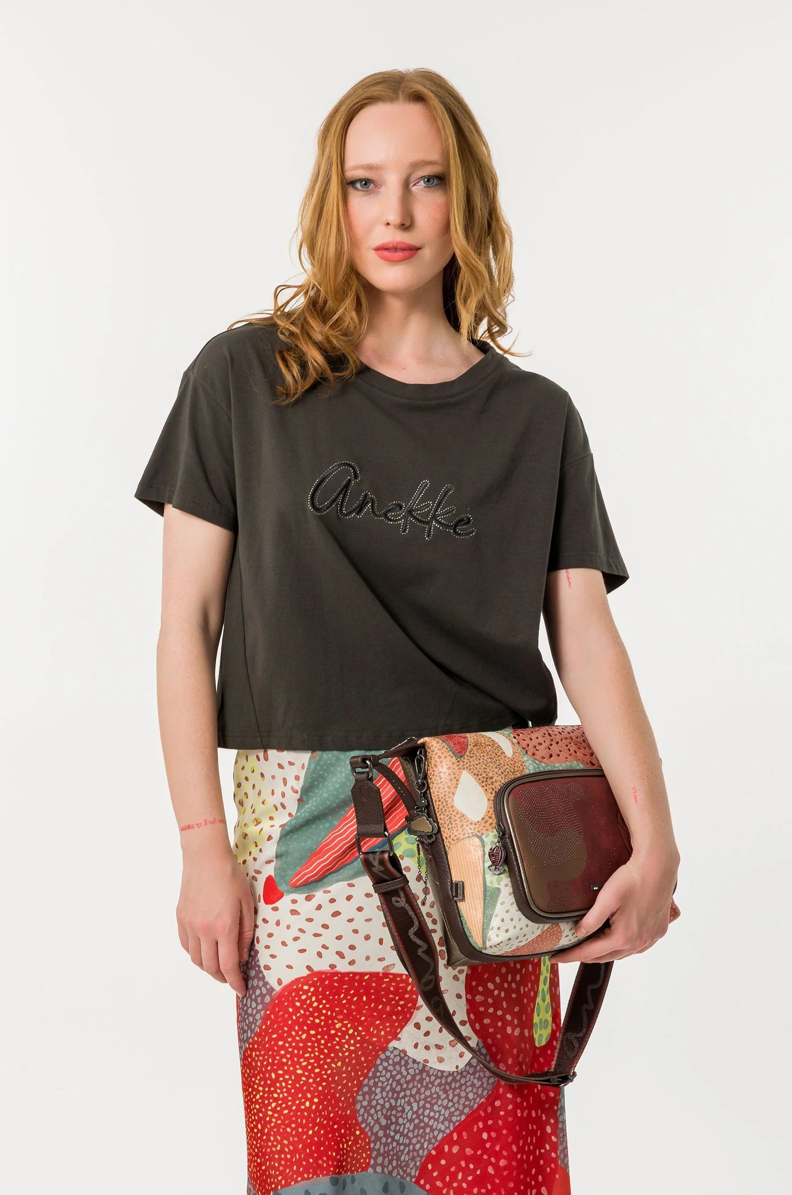 Borsa a Tracolla Grande Donna Anekke con Tasche