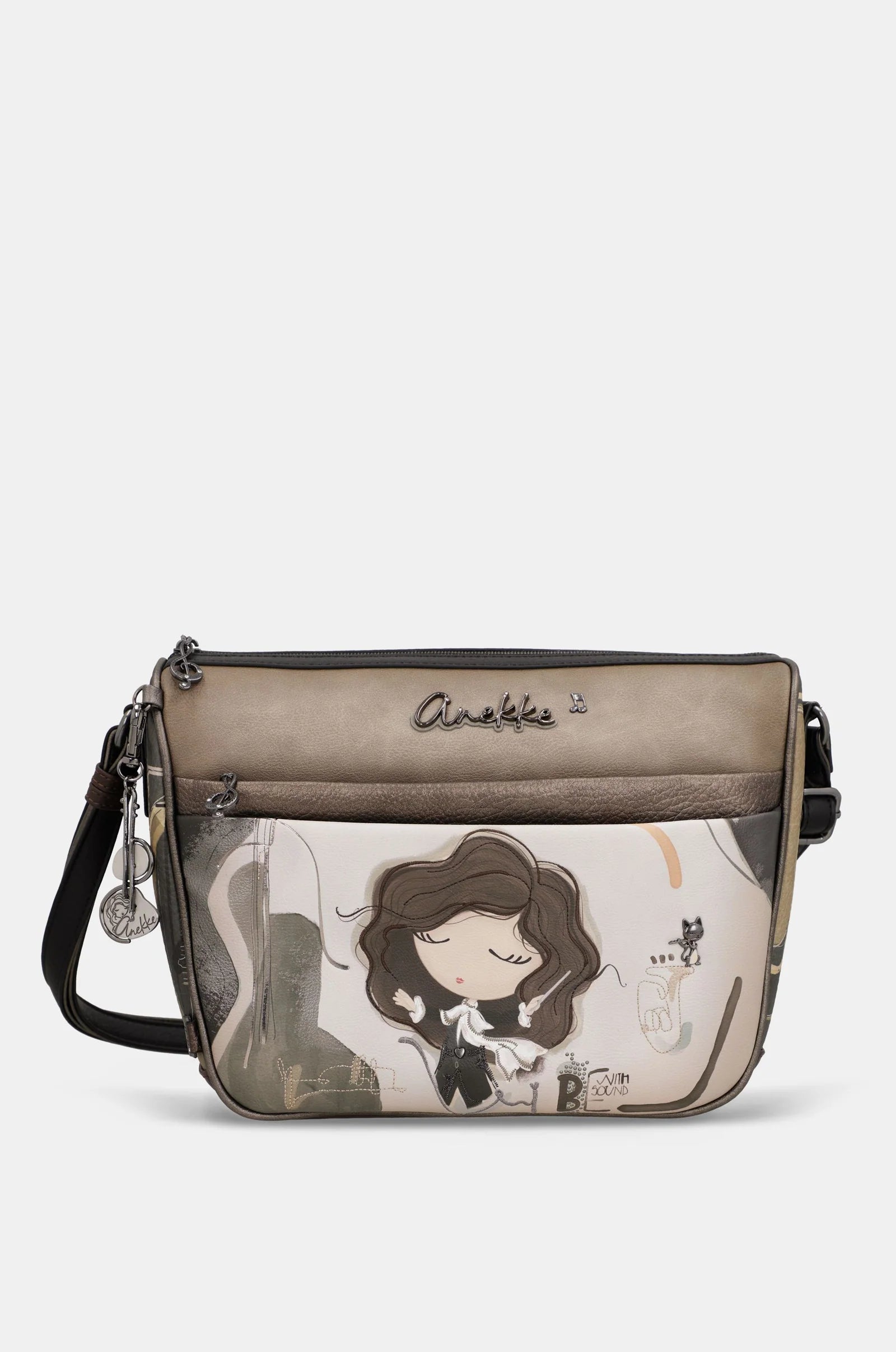 Borsa a Tracolla Grande Donna Anekke con Tasche