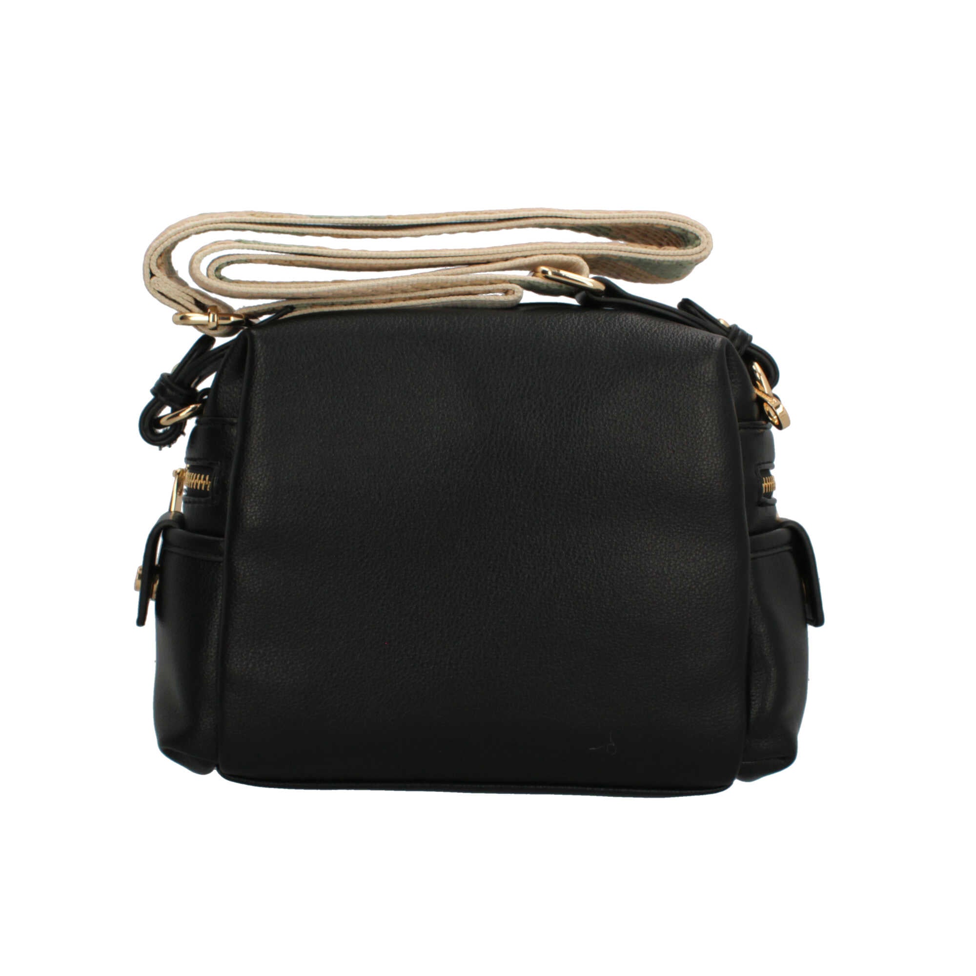 Lumberjack borsa a tracolla casual con logo frontale NERO TU | Giò Fashion