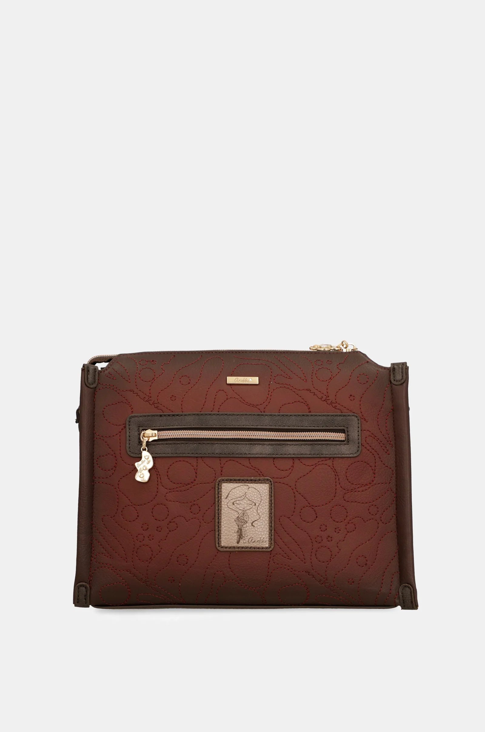 Borsa a Tracolla Donna Anekke Quadrata con Tasche