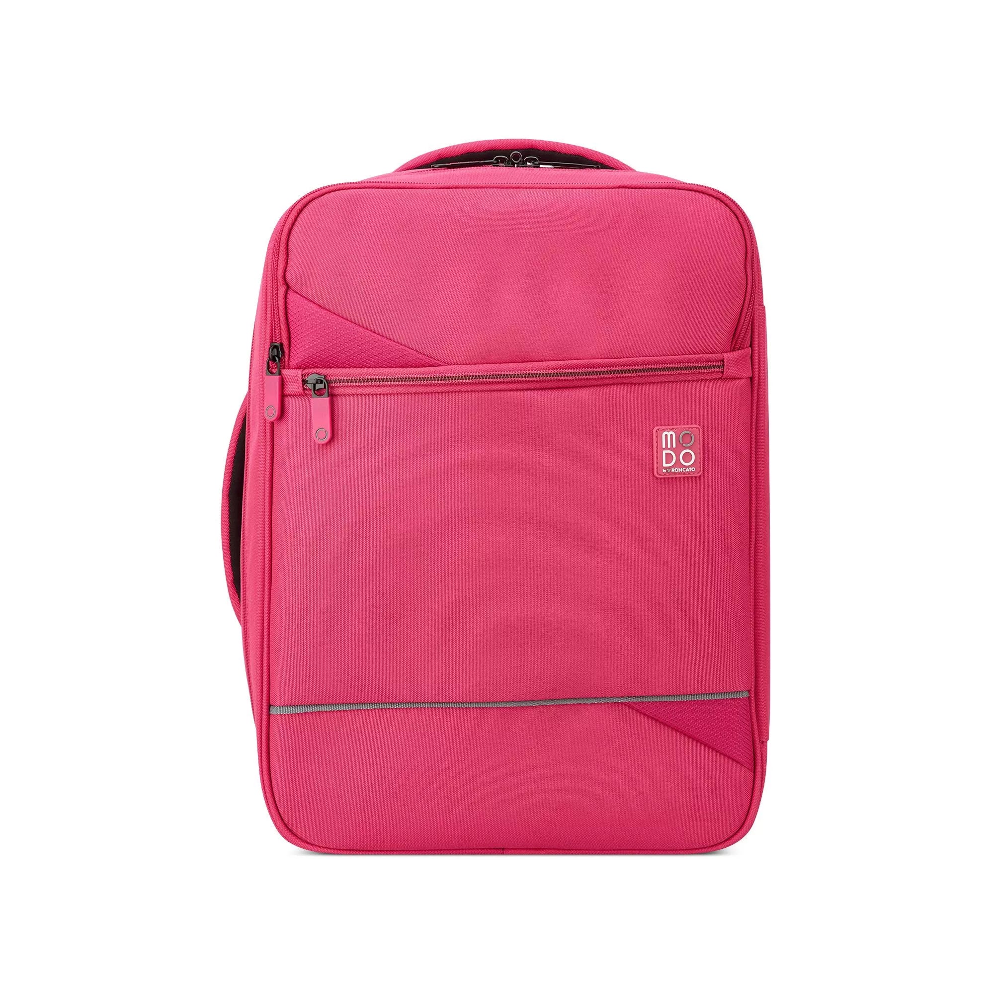 Modo by Roncato Zaino Cabina Porta PC Multitasche da Viaggio 40x30x20 MAGENTA TU | Giò Fashion