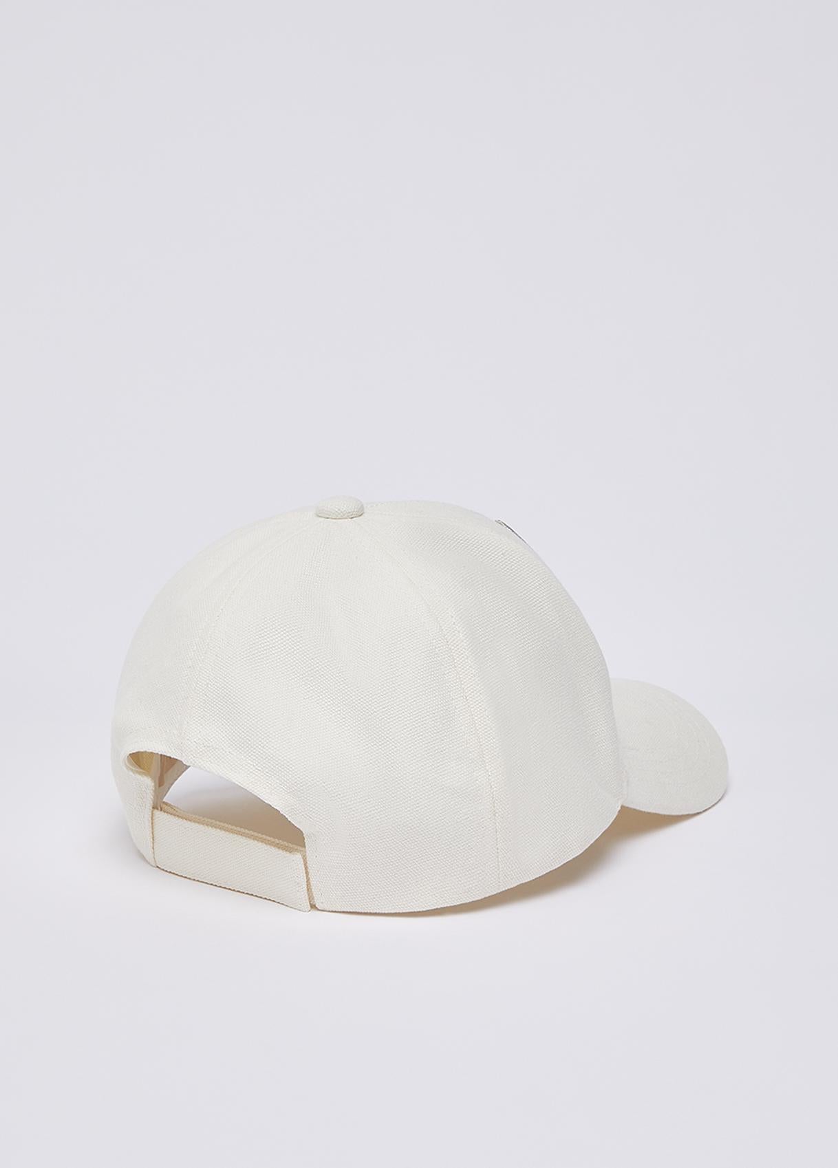 Cappello con visiera Liu Jo donna con logo ricamato Bianca TU | Giò Fashion