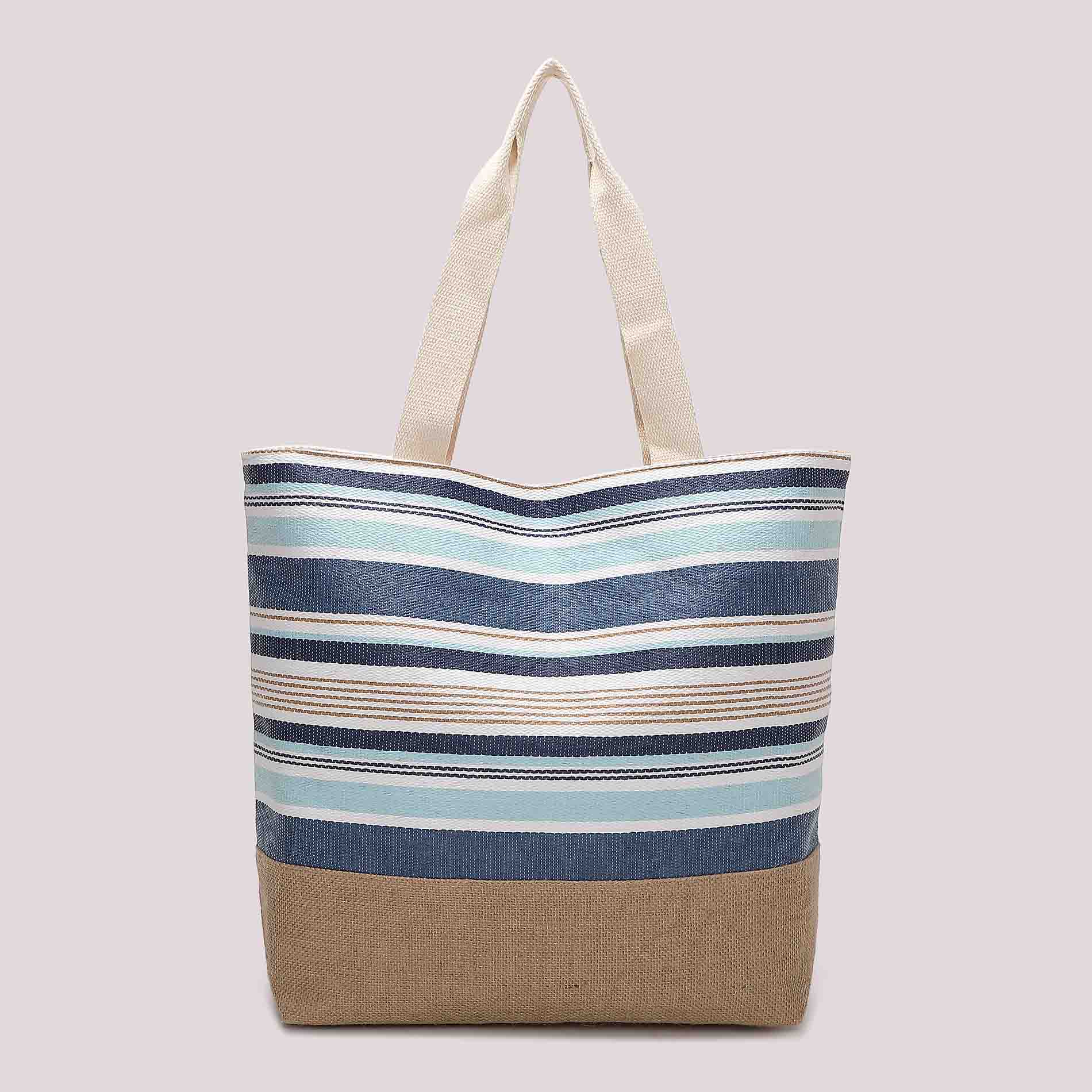 Borsa Shopper Mimi Mua A Righe