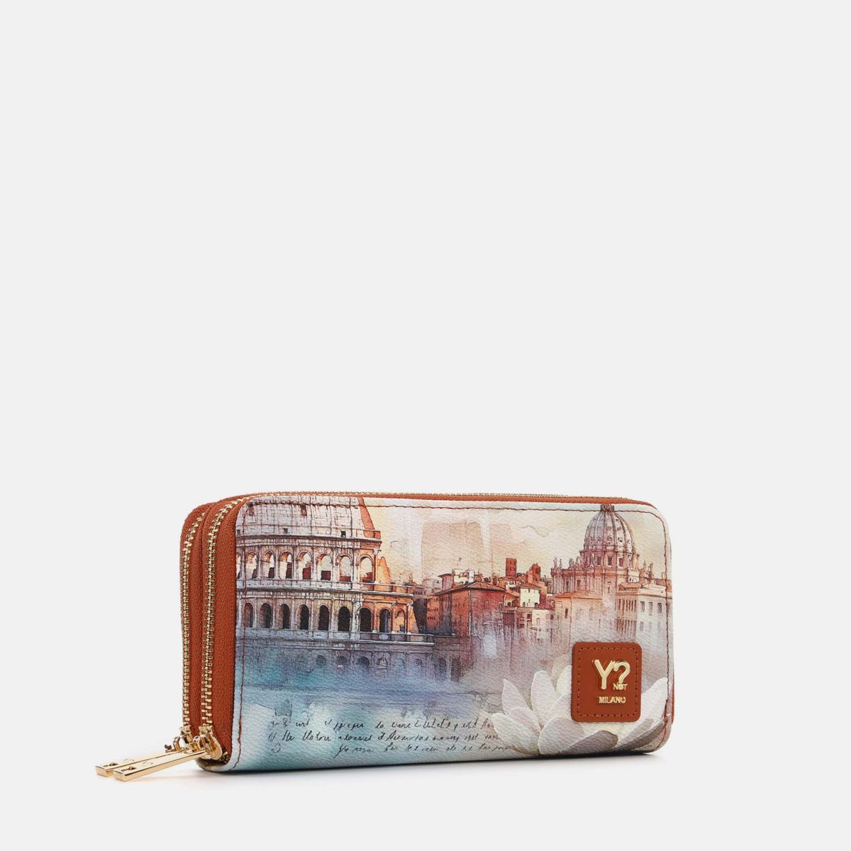 Portafoglio Donna Ynot? con Zip in Ecopelle – Portacarte e Portamonete