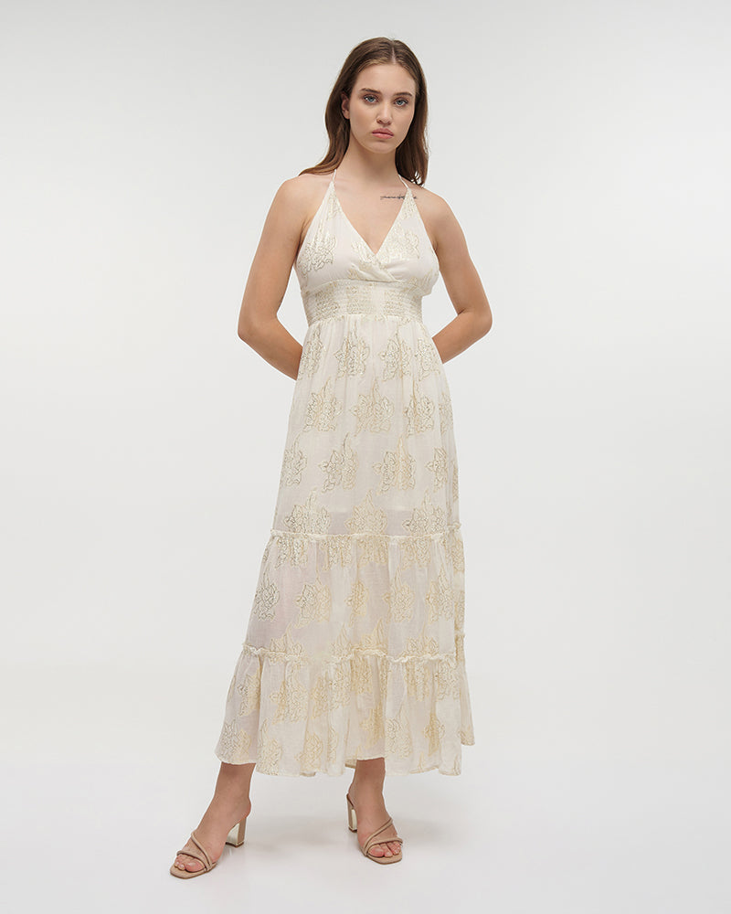 Ble Resort Collection Abito Lungo Senza Maniche con Stampe