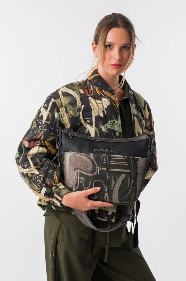 Borsa a Tracolla Grande Donna Anekke Espandibile