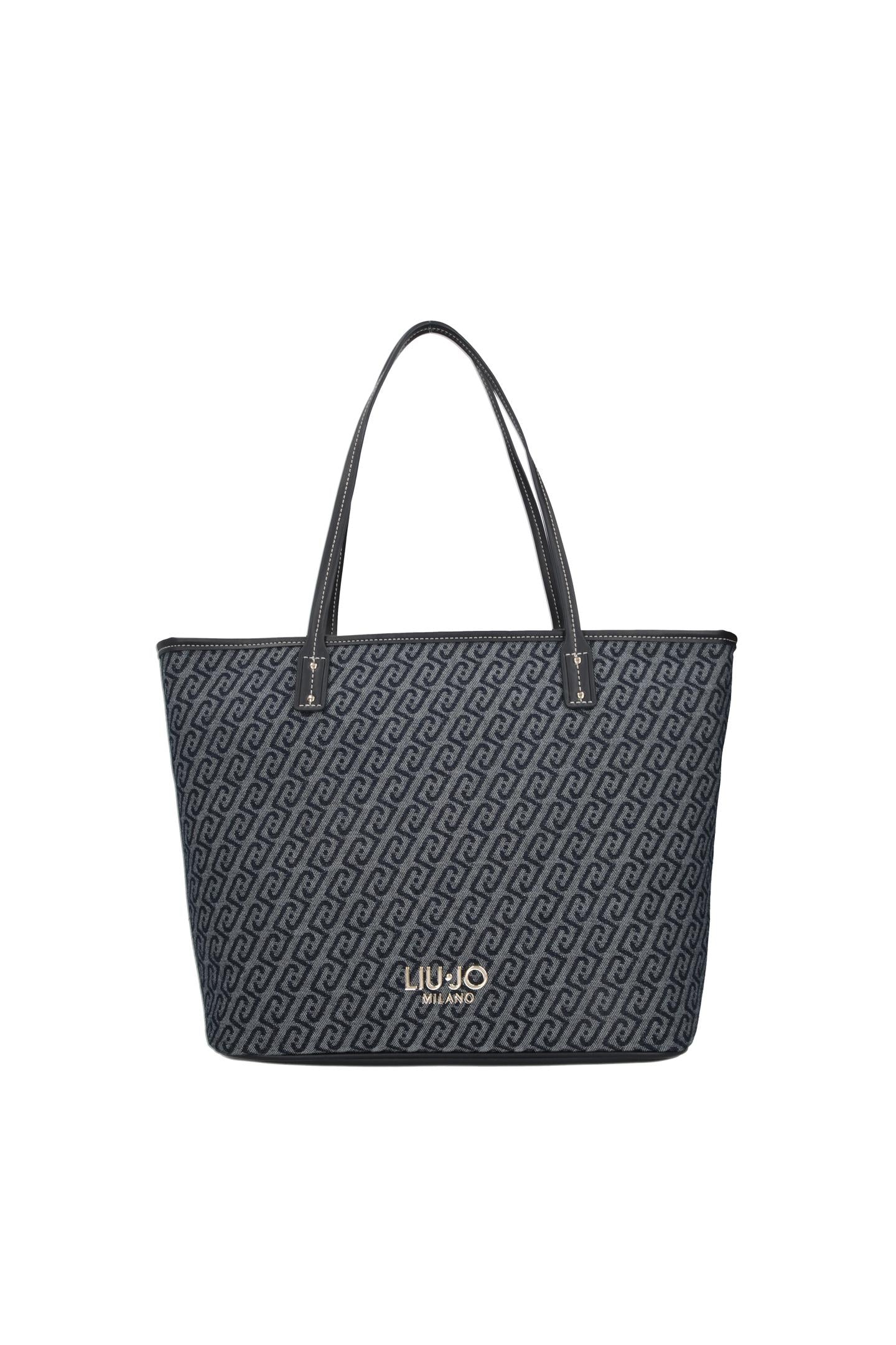 Borsa shopper Liu Jo elegante da donna capiente con doppio manico BLU TU | Giò Fashion