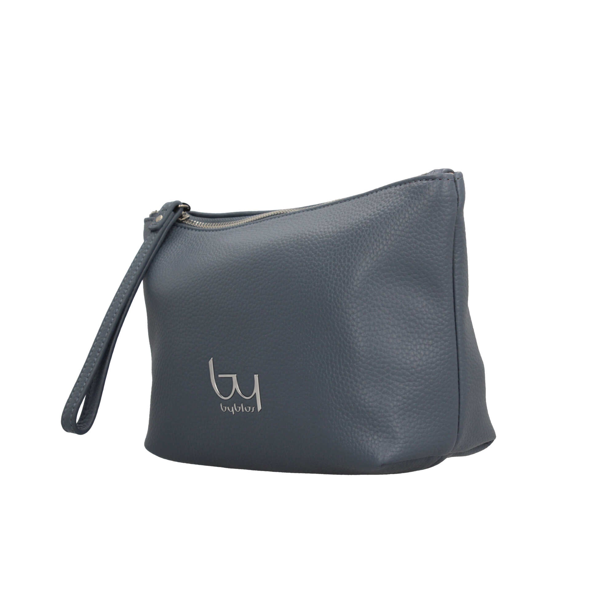 Beauty By Byblos in ecopelle con zip e logo frontale