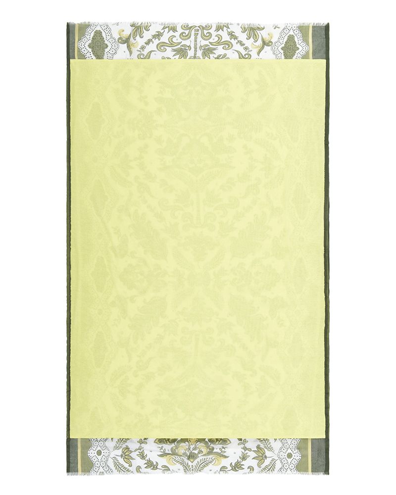 Ble Resort Collection Telo Mare Double Face Verde e Bianco