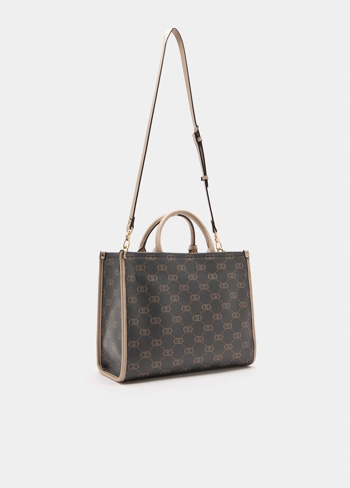 Borsa Liu Jo a mano con tracolla e logo all over