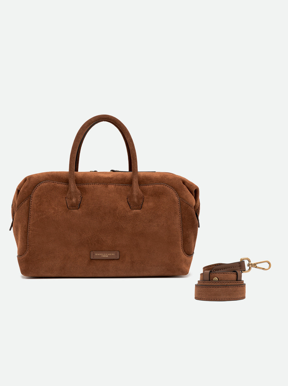 Gianni Chiarini Gemma Borsa Grande a Bauletto in Pelle Scamosciata