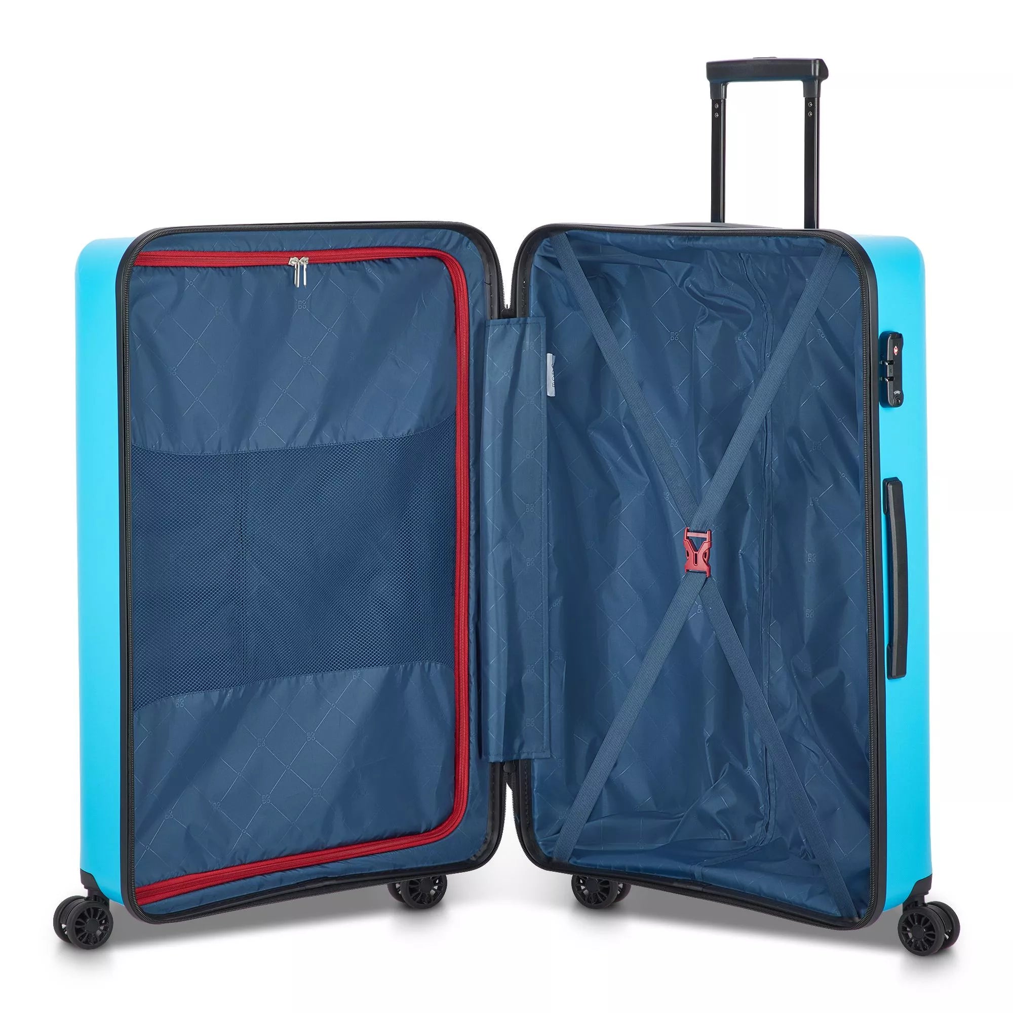 Modo by Roncato Trolley Grande Rigido 4 Ruote da Viaggio 76x49,5x28,5 AZZURRO TU | Giò Fashion