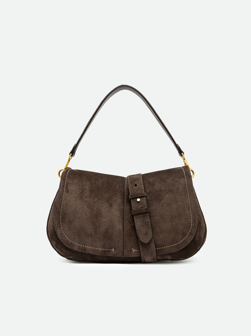 Gianni Chiarini Helena Round Borsa Grande in Pelle Scamosciata