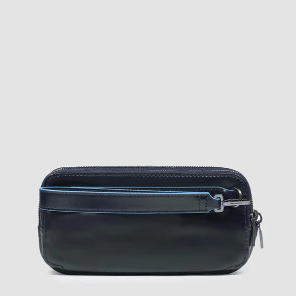 Astuccio Piquadro con Tre Scomparti e Polsiera Removibile BLU TU | Giò Fashion
