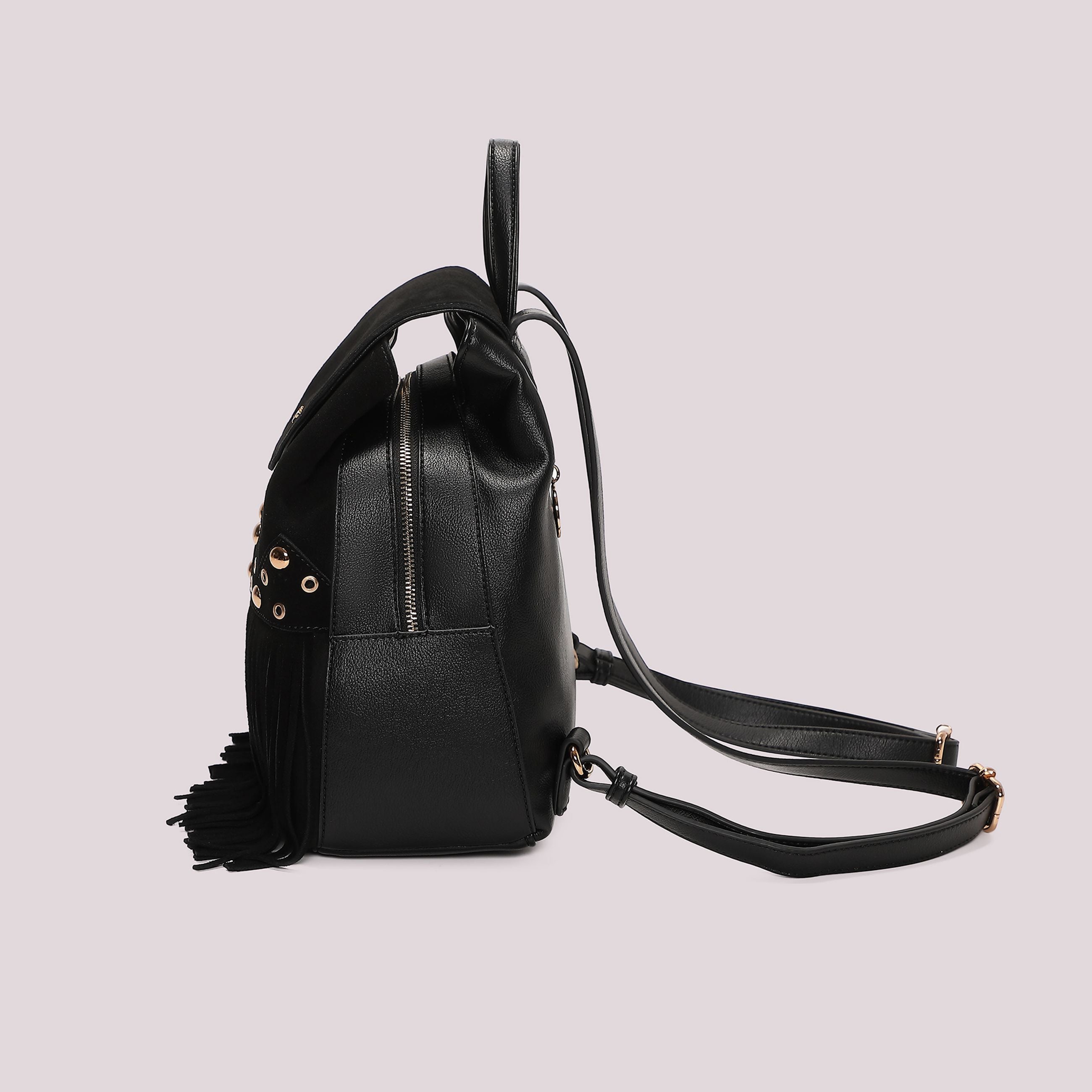 Zaino Donna Mimi Mua con Frange e Borchie