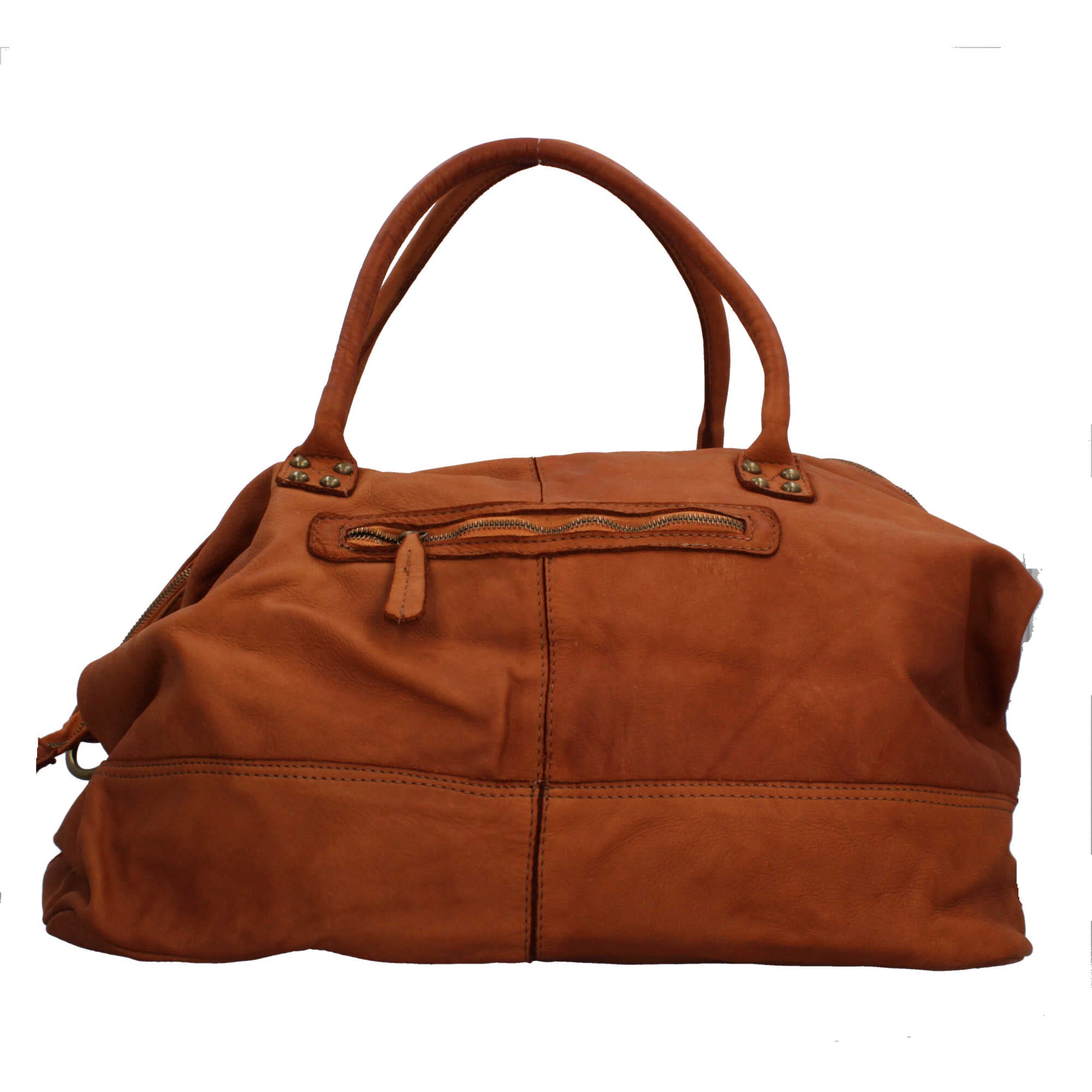 Borsa Made in Italy in pelle morbida con tracolla CUOIO TU | Giò Fashion