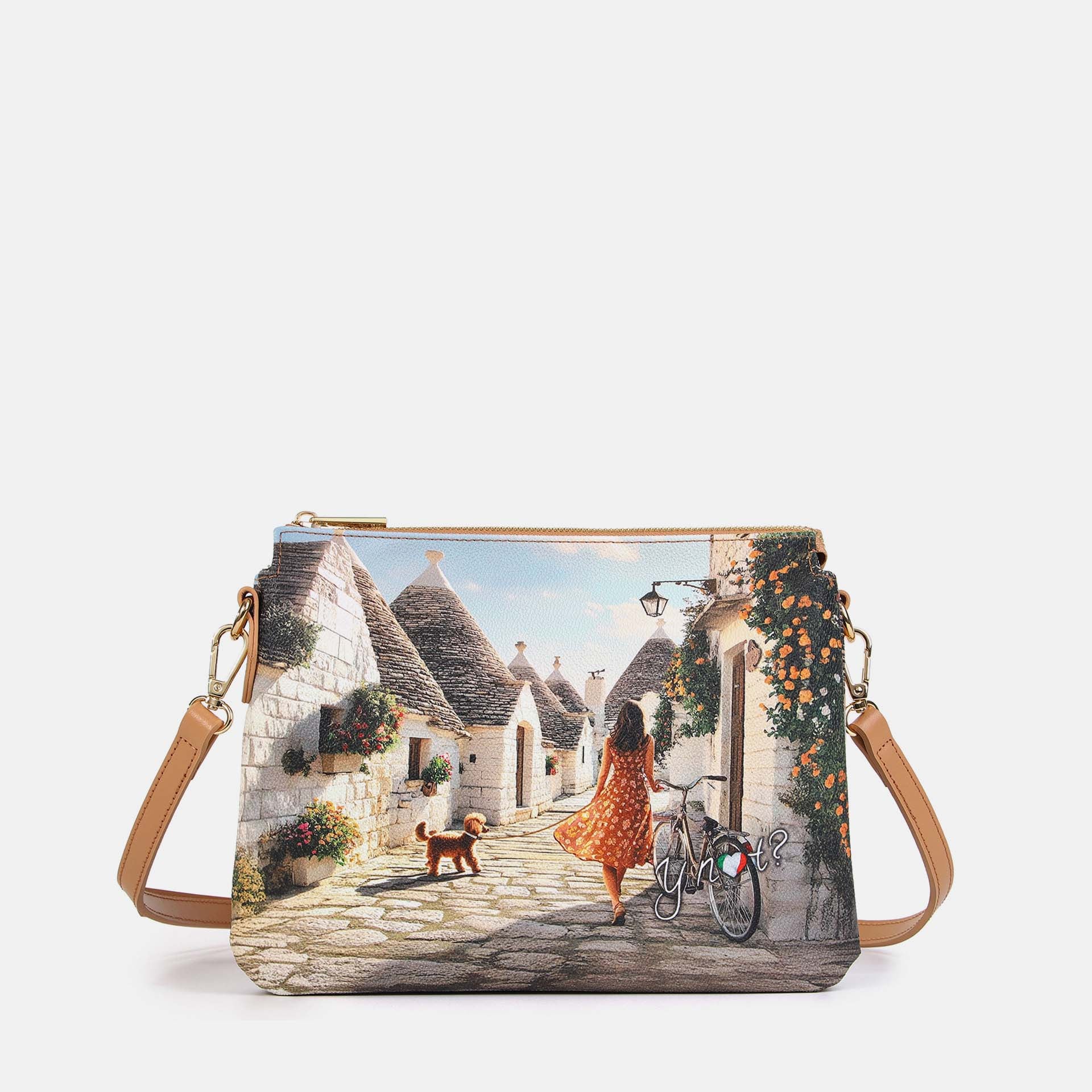 Y-Not Borsa a Spalla 2 Scomparti YesBag Trulli Love TU | Giò Fashion