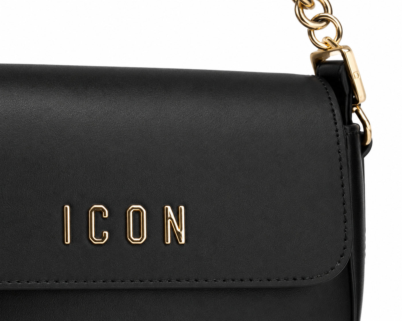 Borsa Icon Donna a Spalla con Patta e Catena