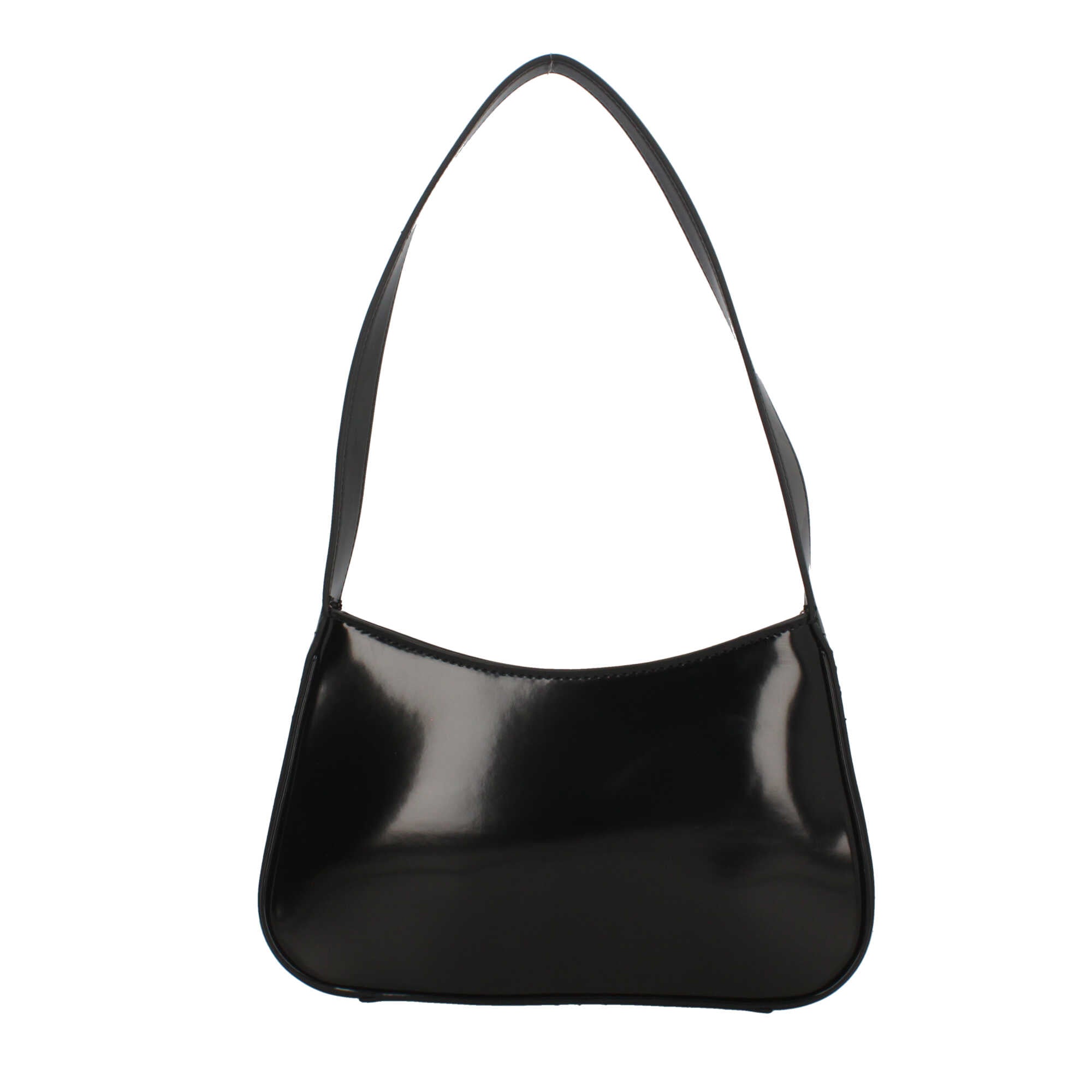 Borsa a spalla lucida Guess NERO TU | Giò Fashion