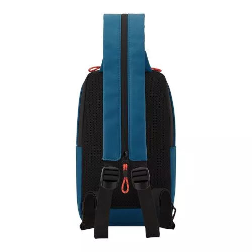 Zaino monospalla compatto con tasche e design funzionale urbano DENIM TU | Giò Fashion