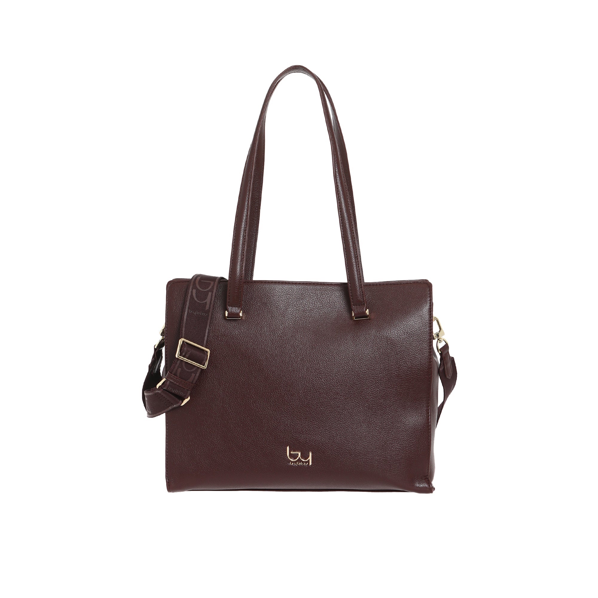 Borsa a spalla By Byblos con tracolla regolabile in ecopelle BORDEAUX TU | Giò Fashion