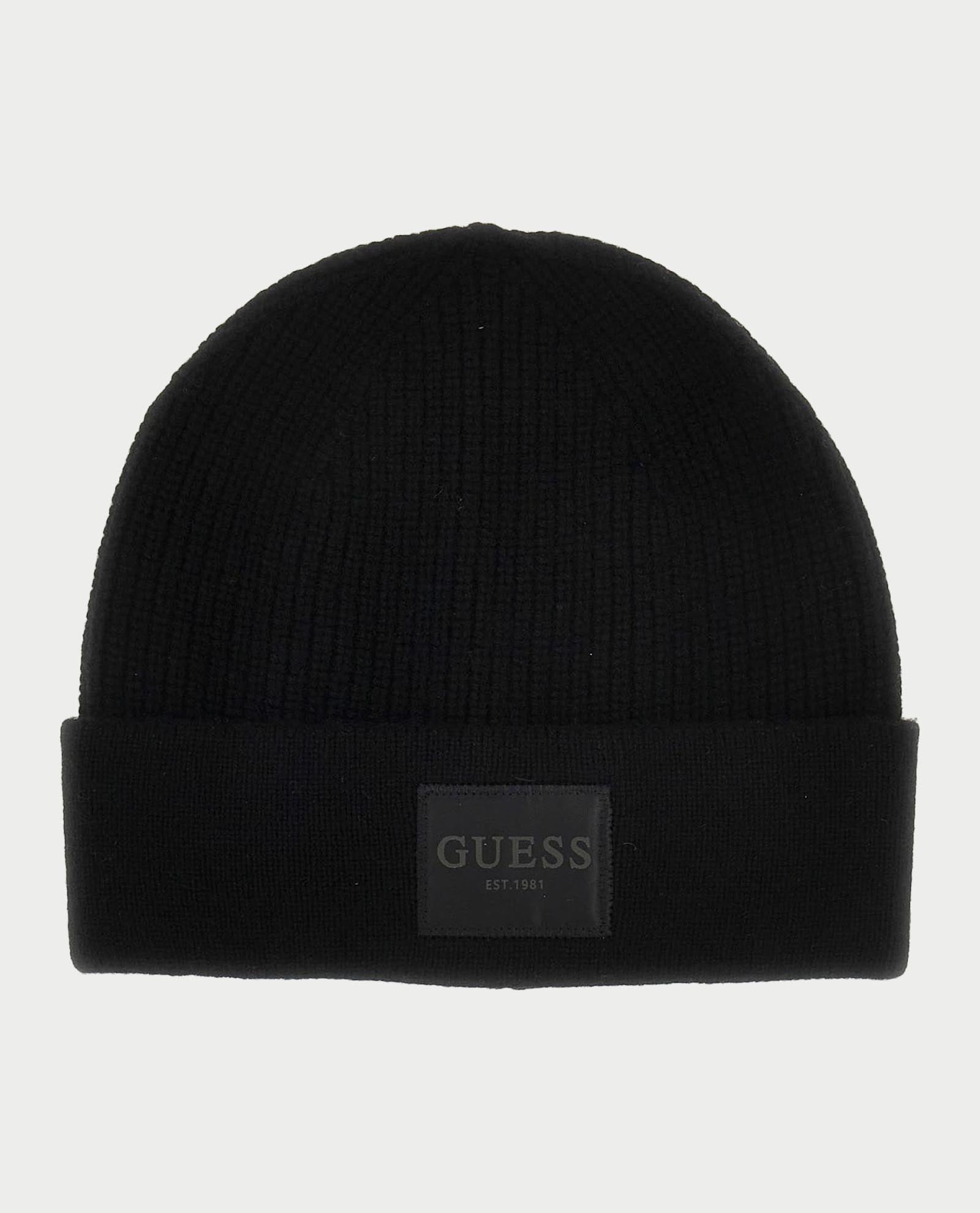 Cappello Guess  in maglia con logo NERO L | Giò Fashion