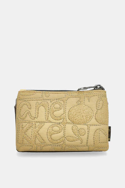 Portafoglio donna Anekke compatto con zip e porta monete VERDE TU | Giò Fashion