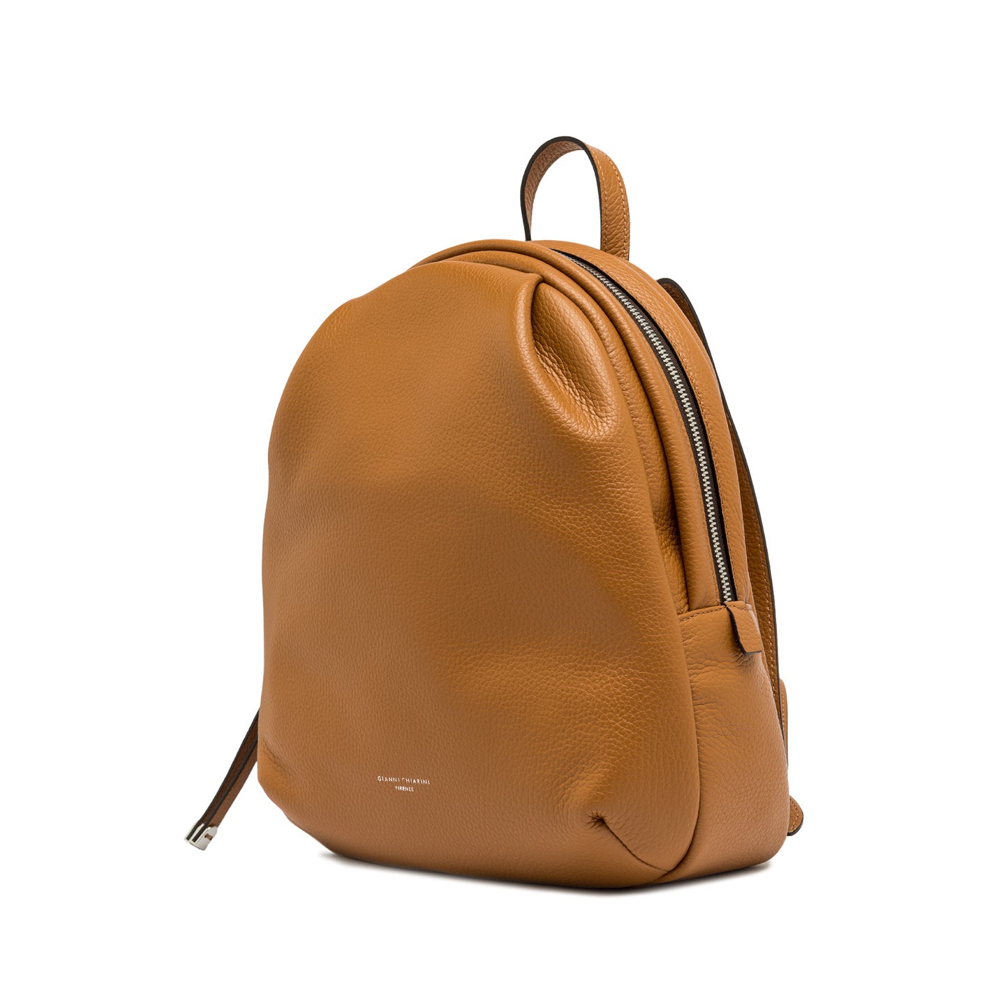 Zaino Gianni Chiarini in pelle martellata CUOIO TU | Giò Fashion
