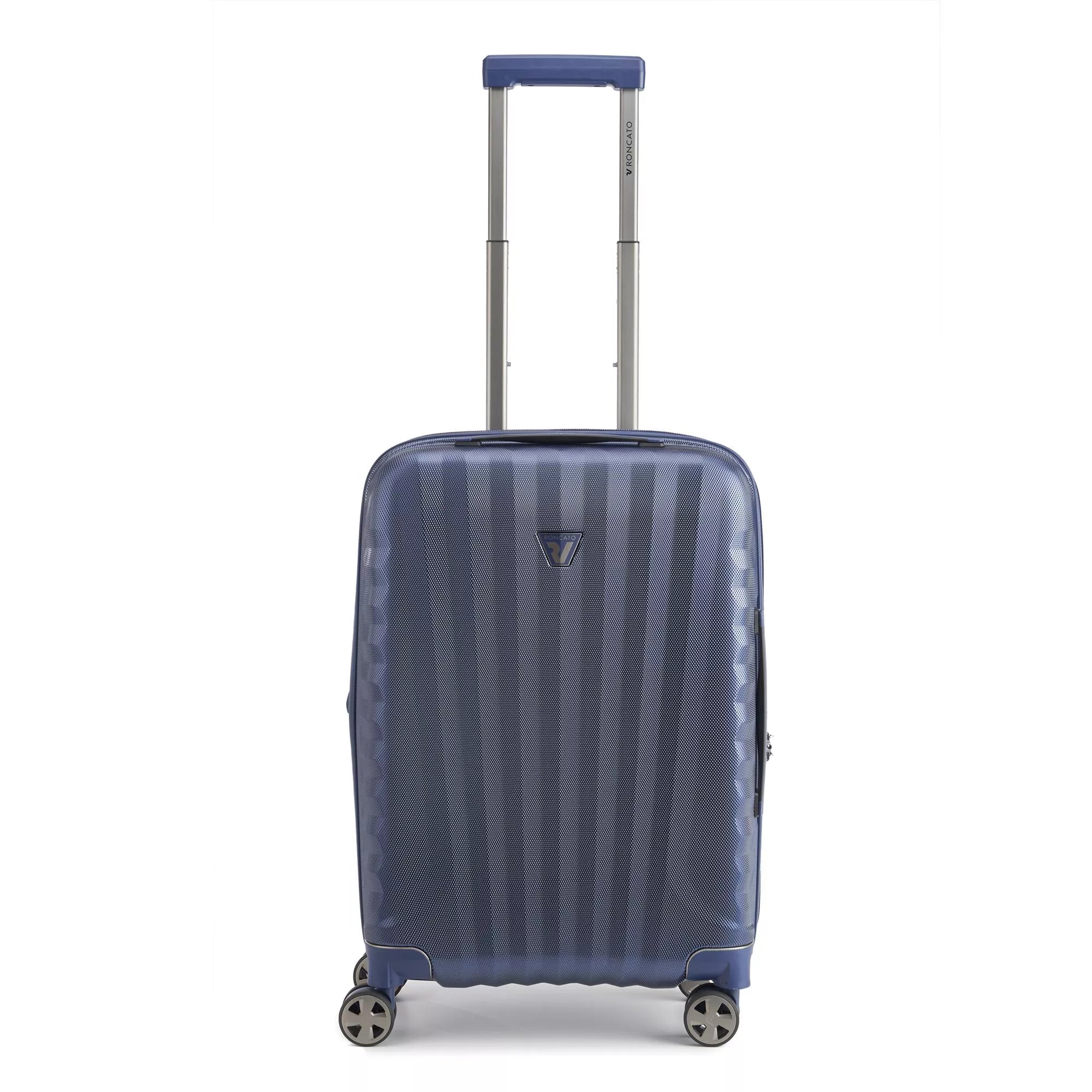Roncato trolley rigido da cabina con quattro ruote e maniglia telescopica BLU TU | Giò Fashion