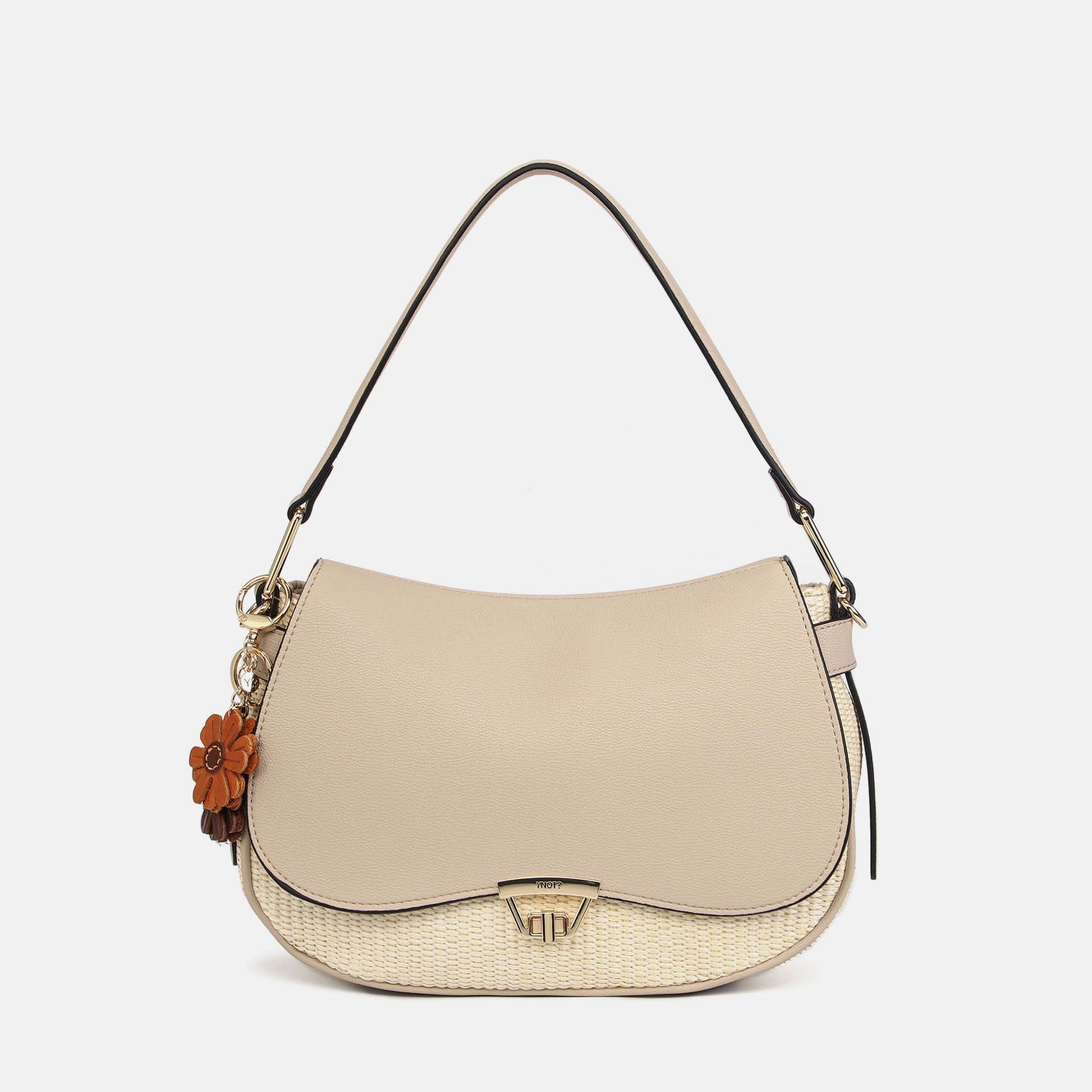 Y-Not Borsa Flap Grande Malindi Beige TU | Giò Fashion