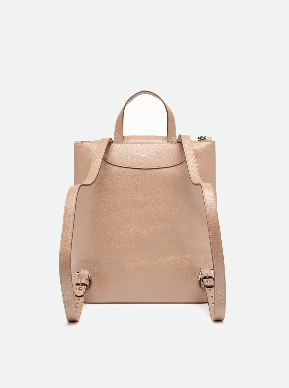 Zaino Gianni Chiarini Giada in pelle con zip frontale