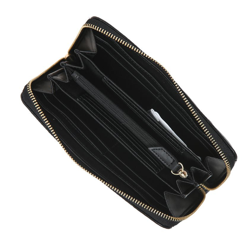 By Byblos portafoglio trapuntato con zip NERO TU | Giò Fashion