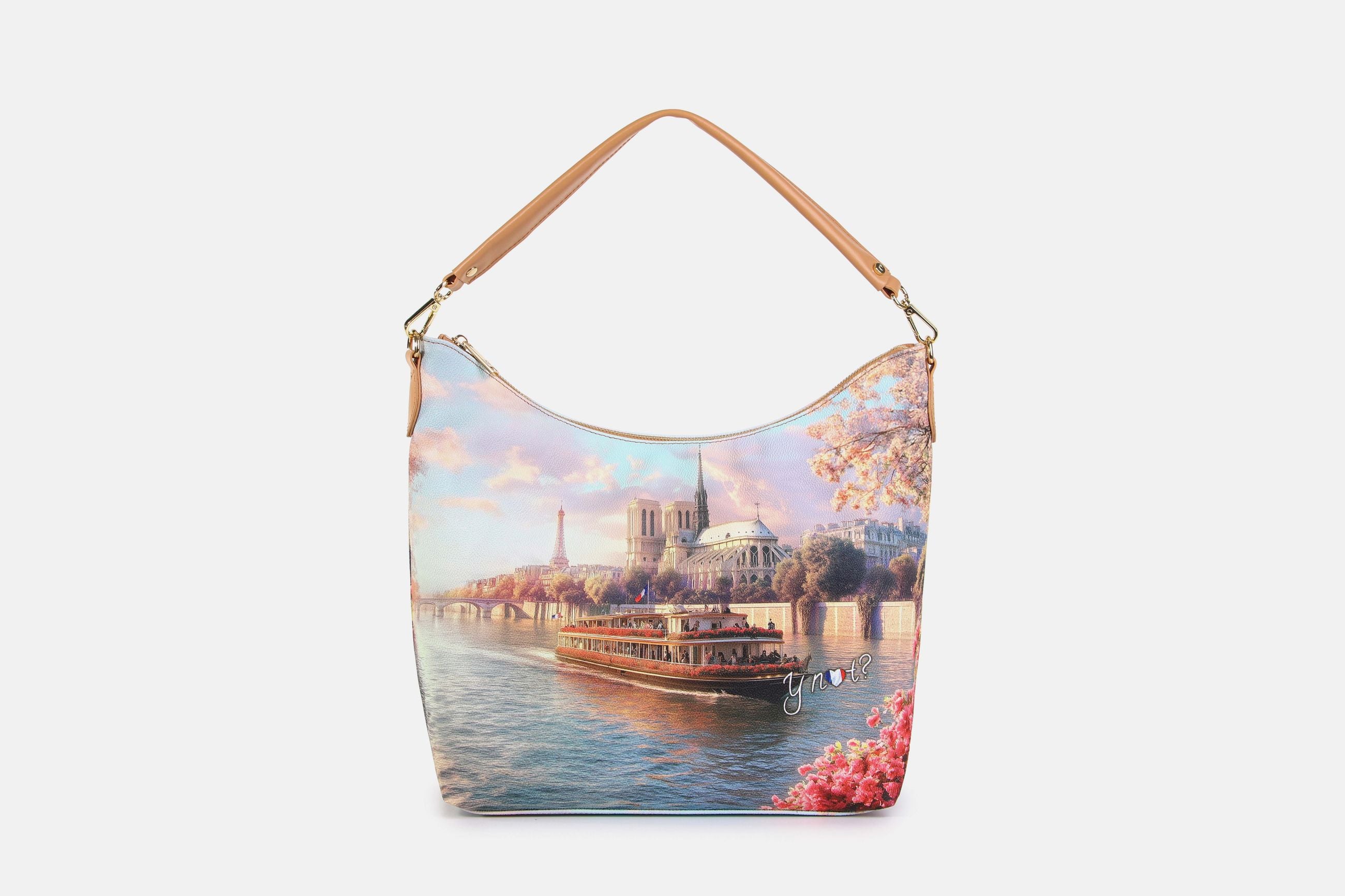 Y-Not Borsa Hobo YesBag Paris Seine TU | Giò Fashion