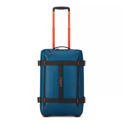 Trolley cabina compatto con ruote e manico telescopico pratico DENIM TU | Giò Fashion