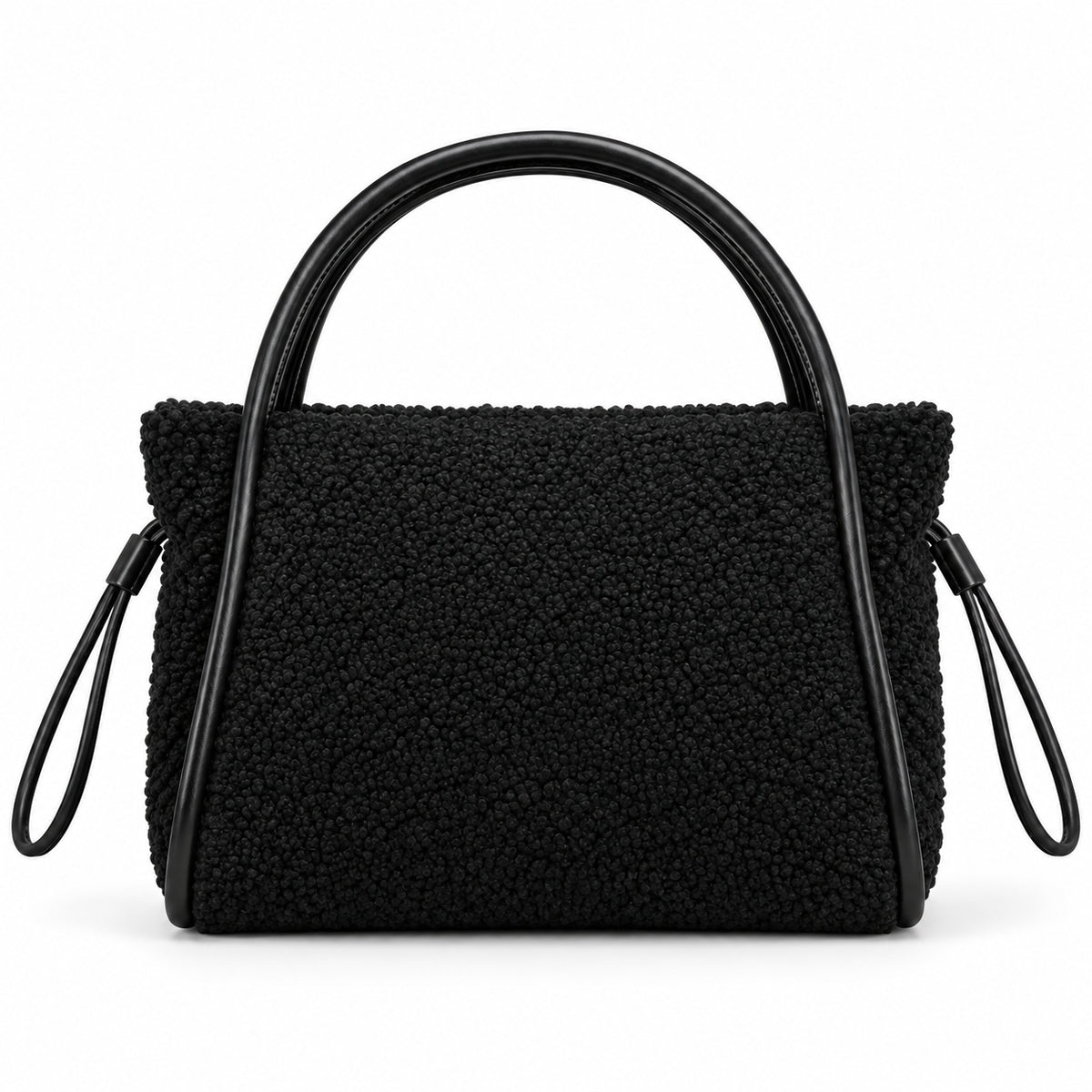 Borsa a Mano Kuvé in Teddy con Doppi Manici