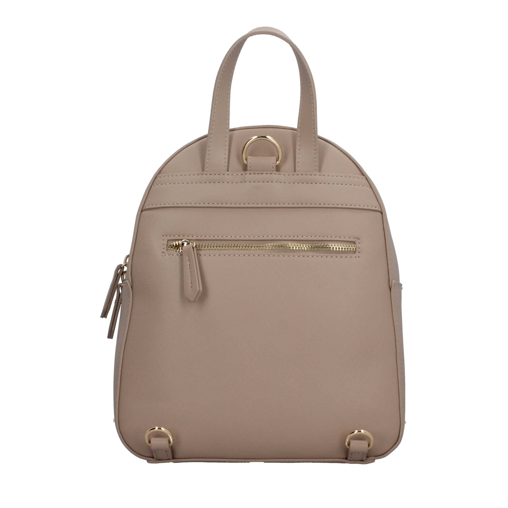 Valentino zaino Zero Re compatto con tasche e finiture eleganti Beige TU | Giò Fashion