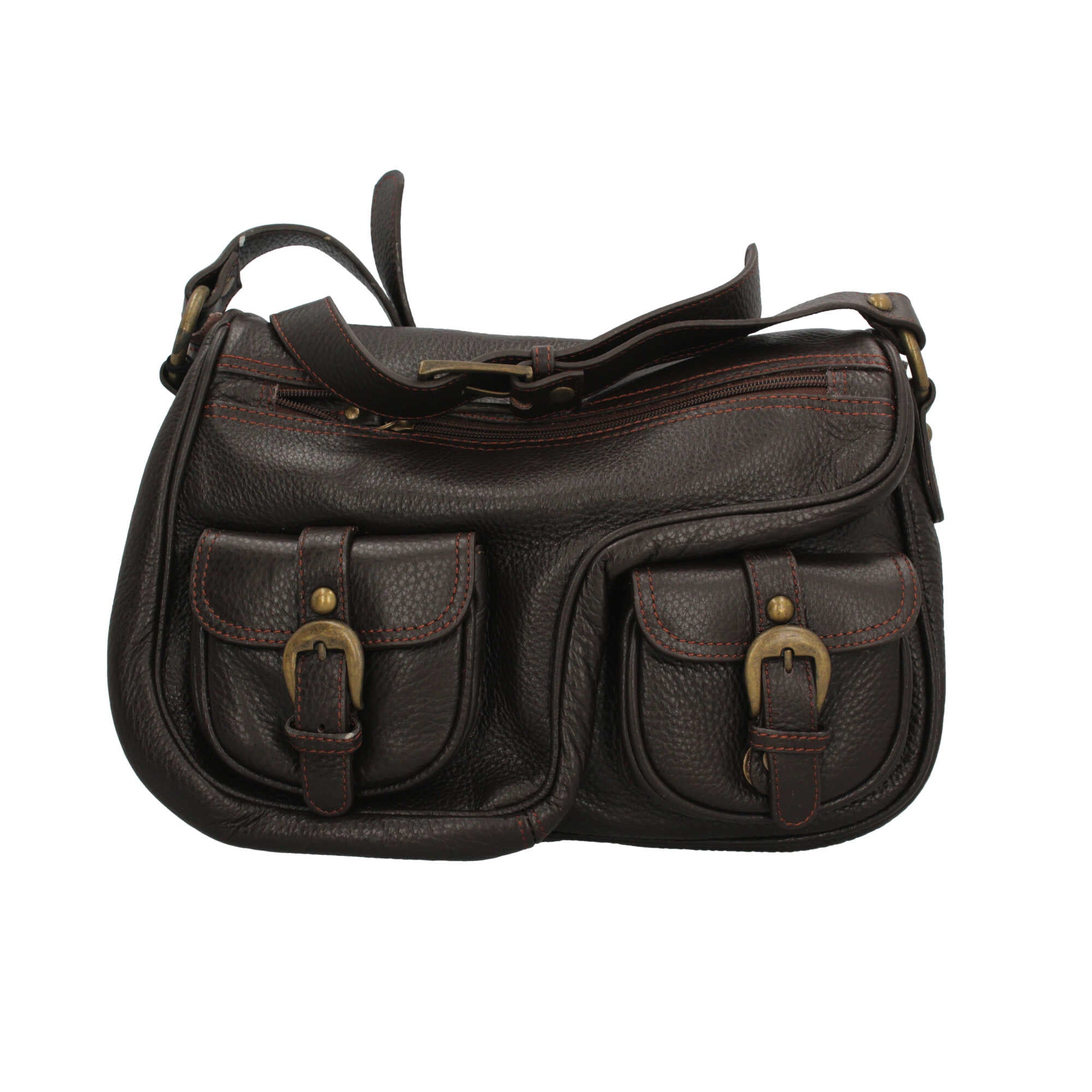 Borsa a spalla il Giglio Marrone TU | Giò Fashion