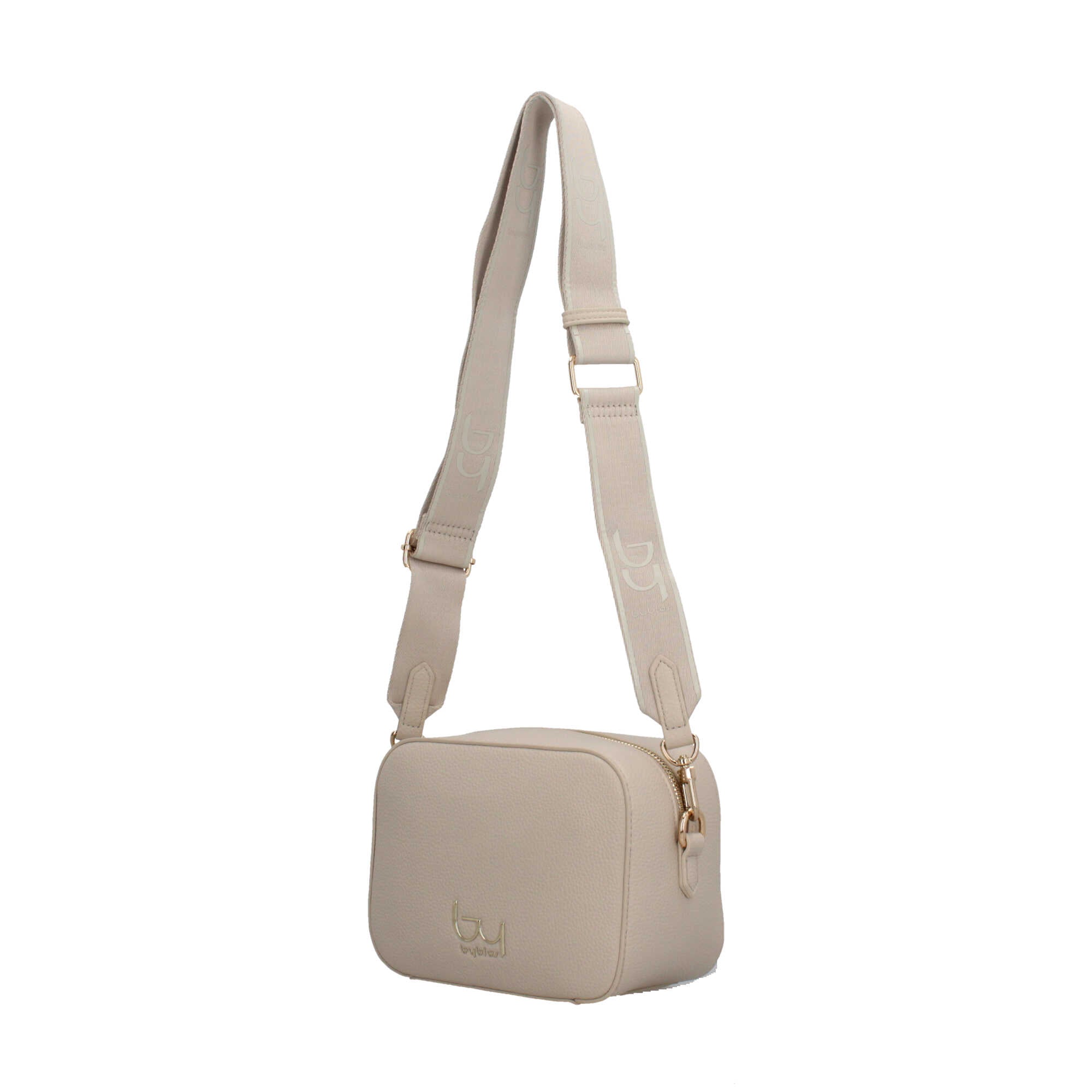 Pratica Borsa a Tracolla con Logo By Byblos NUDE TU | Giò Fashion