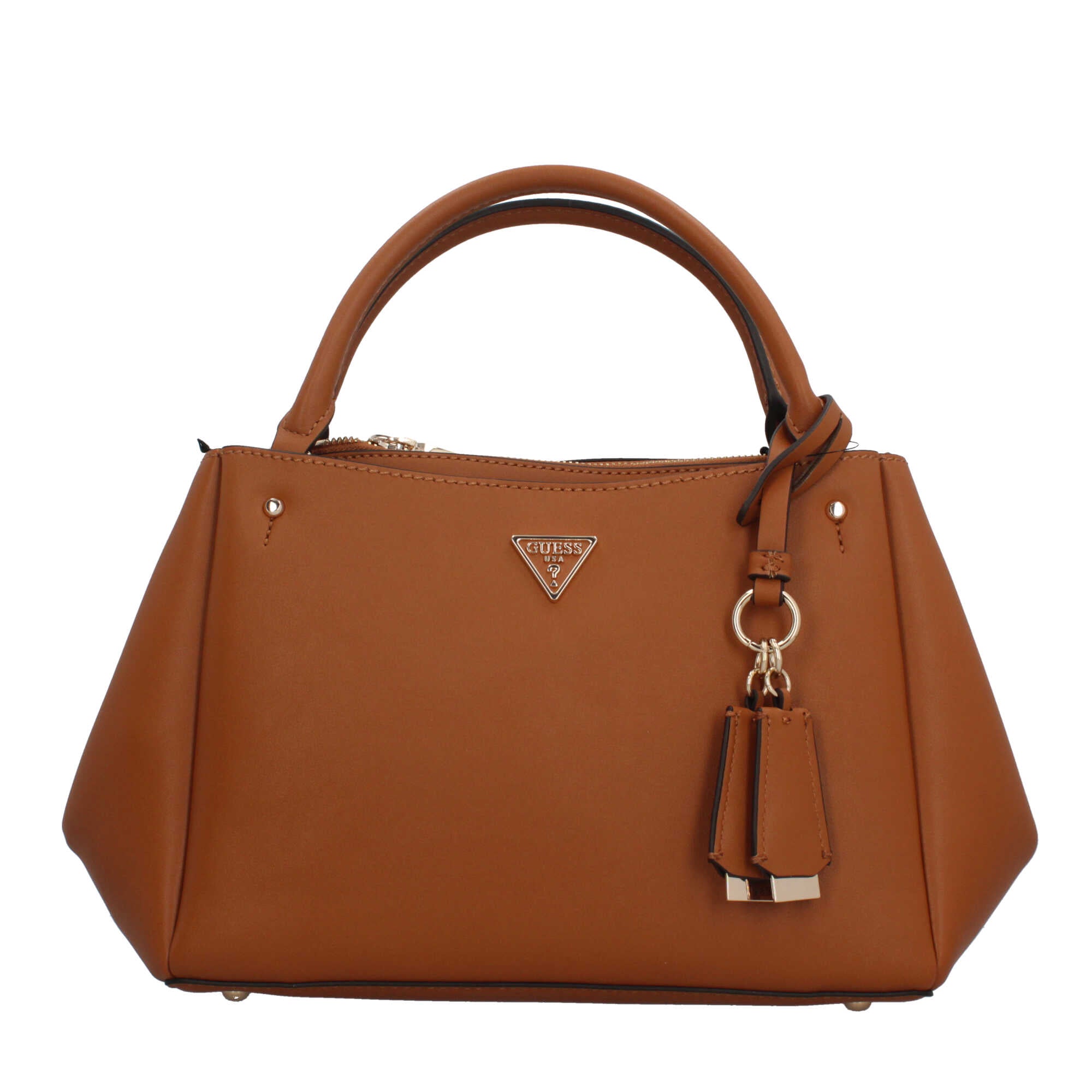 Guess handbag elegante da donna con charm logato Marrone TU | Giò Fashion