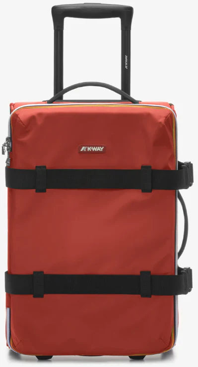 Trolley K-Way Blossac M resistente e capiente Marrone TU | Giò Fashion