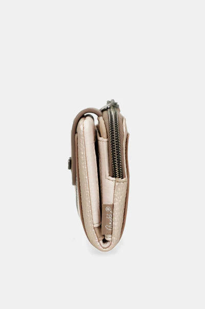 Portafoglio donna Anekke medio con zip organizer carte e monete Beige TU | Giò Fashion