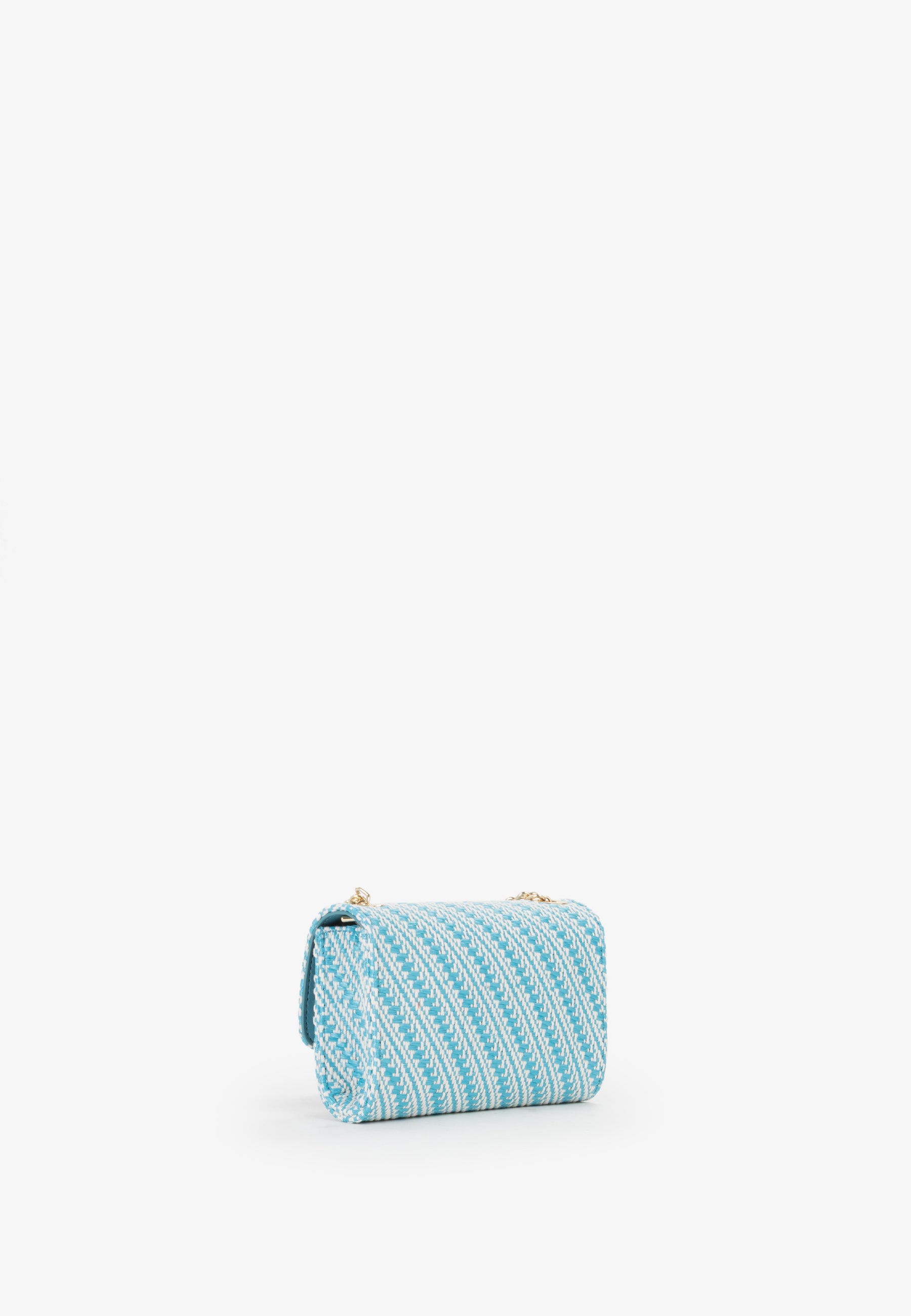 Mini bag donna Mario Valentino in tessuto intrecciato con tracolla a catena TURCH-MULTI TU | Giò Fashion