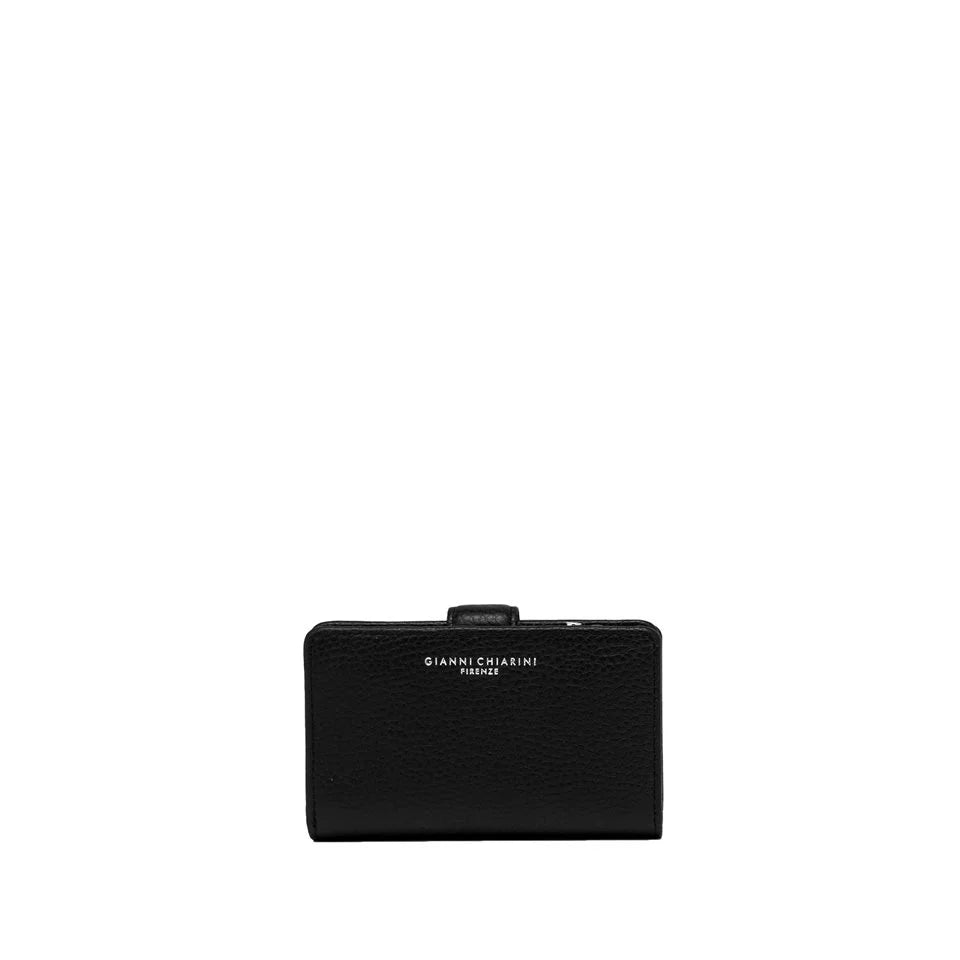 Portafoglio Zip-Around Gianni Chiarini Wallets Grain in pelle grana Nero TU | Giò Fashion