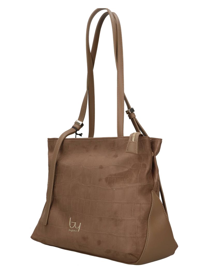 Borsa a Spalla Donna By Byblos in Ecopelle con Logo Metallico